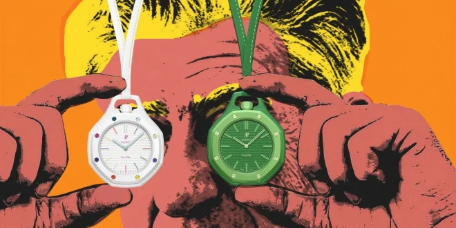 Nicky-Boy mit seiner Swatch x Audemars Piguet